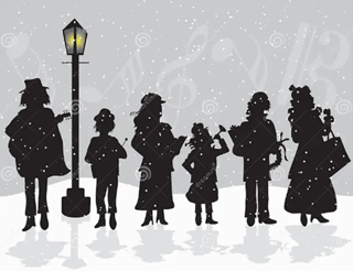 carolers clip art