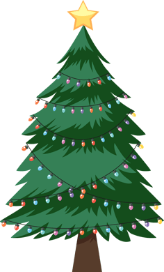 Holiday tree clip art